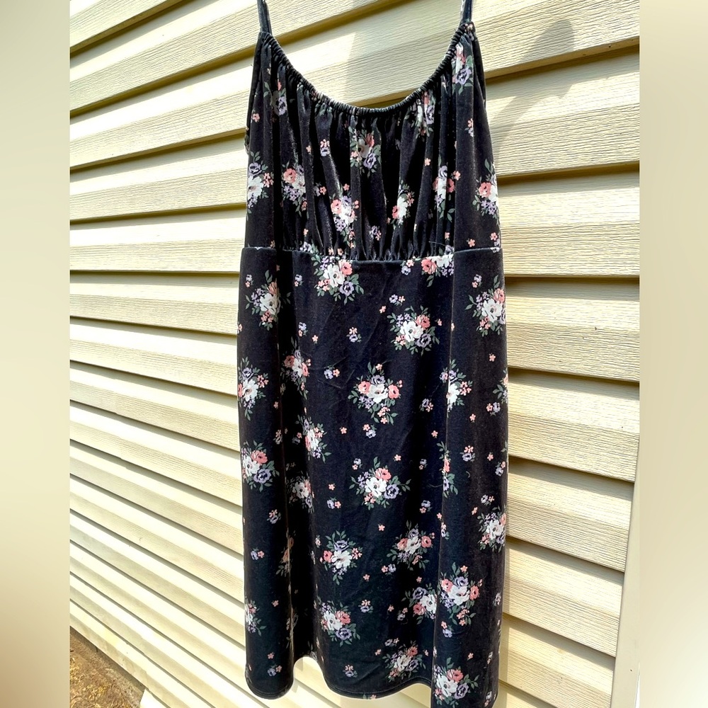 Velvet summer dress